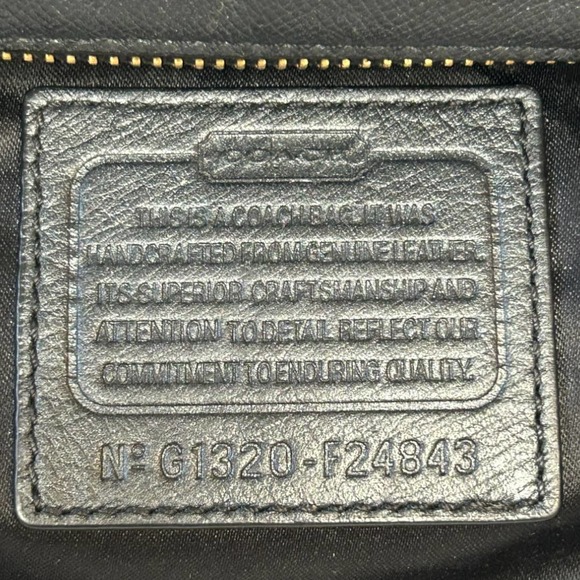 Coach Black Campbell Turnlock Leather Crossbody Camera Bag Chain Strap F24843 - Picture 9 of 14